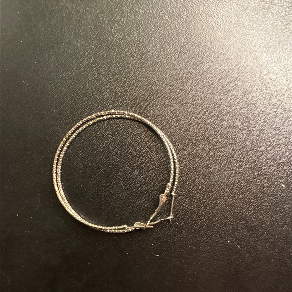 Elegant Silver Hoop Earrings